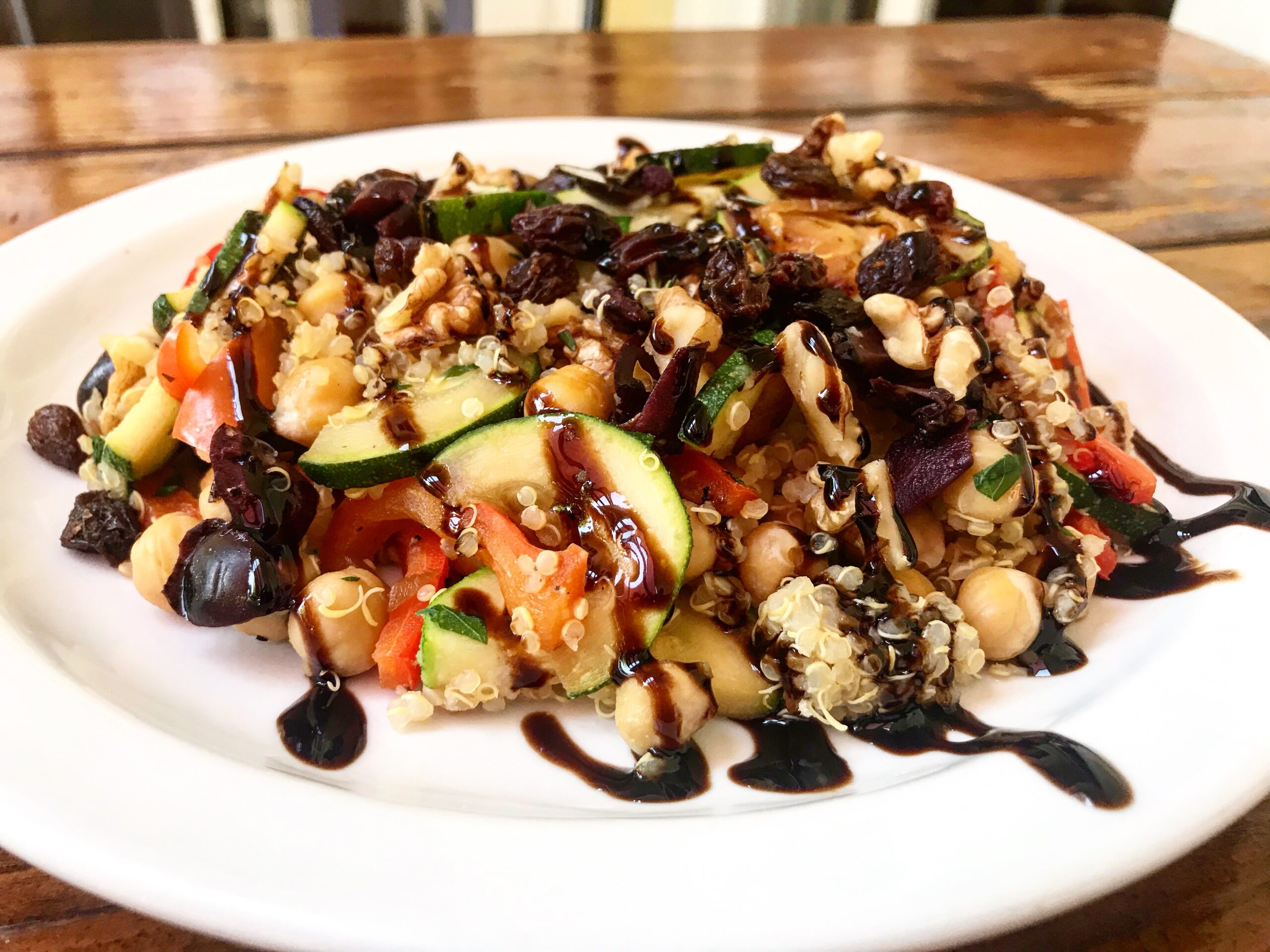 MEDITERRANEAN QUINOA VEGGIE PILAF